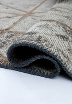 Grid Beige - Mink Rug