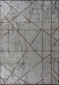 Grid Beige - Mink Rug