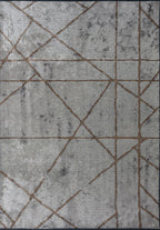 Grid Beige - Mink Rug