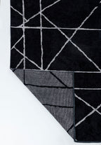 Grid Black - Light Grey Rug