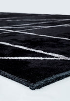 Grid Black - Light Grey Rug