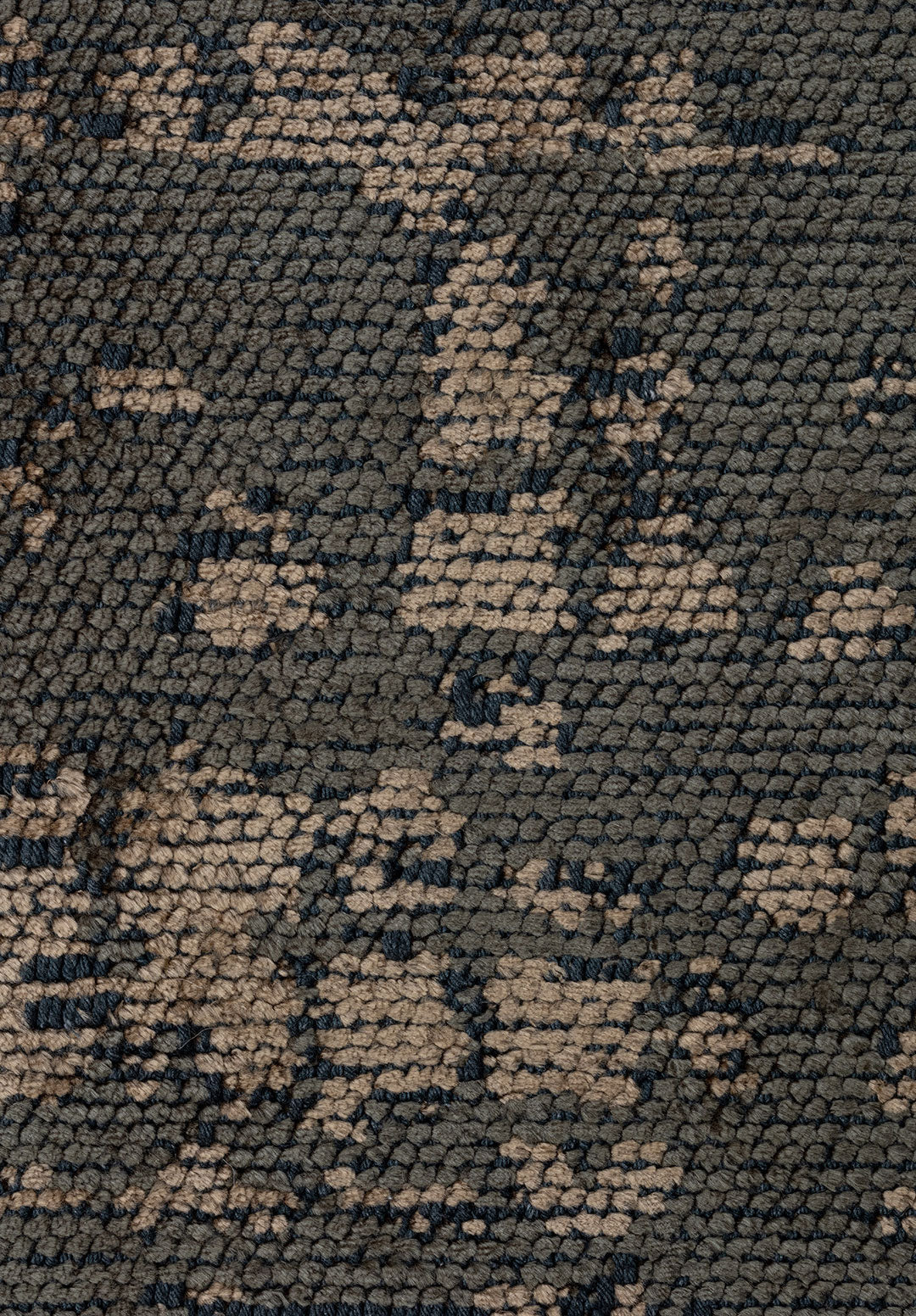 Pixel Anthracite - Dark Beige Rug