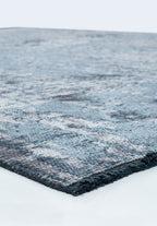 Pixel Blue - Light Grey Rug