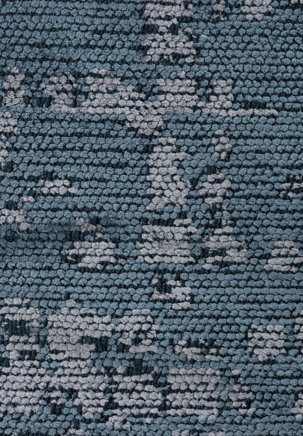 Pixel Blue - Light Grey Rug