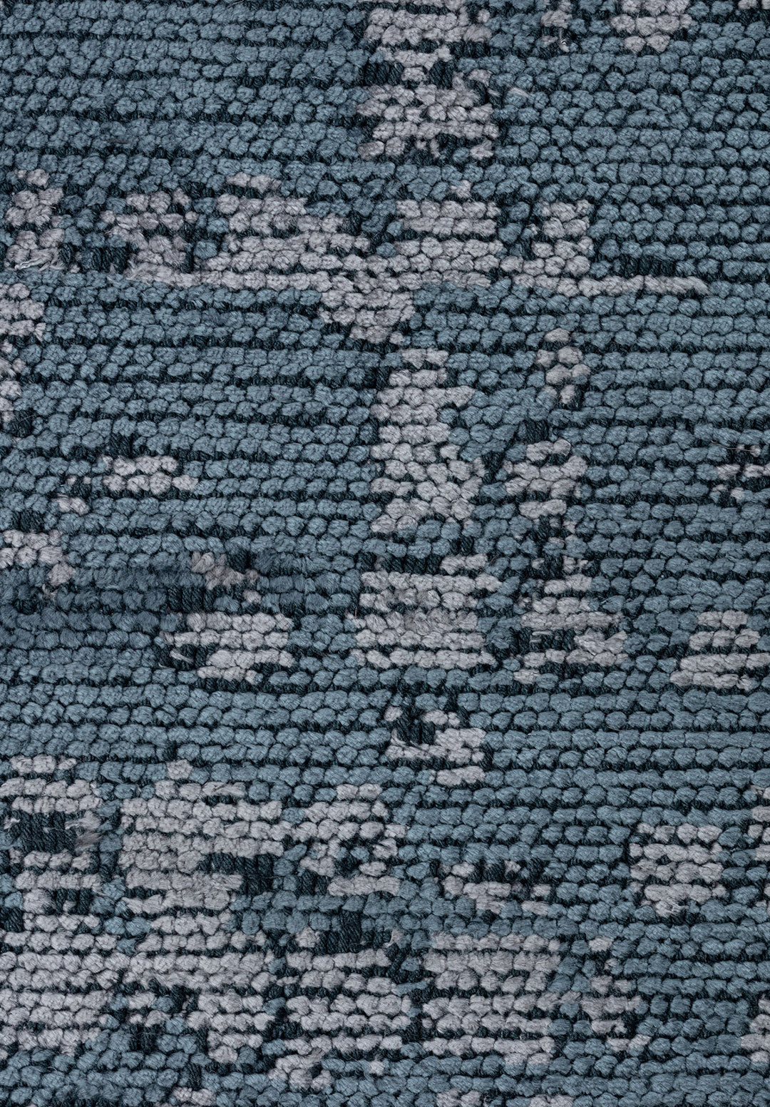 Pixel Blue - Light Grey Rug