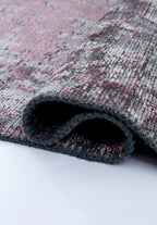 Pixel Damson - Light Grey Rug