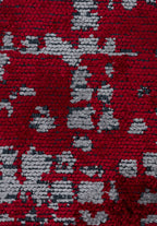 Pixel Red - Light Grey Rug