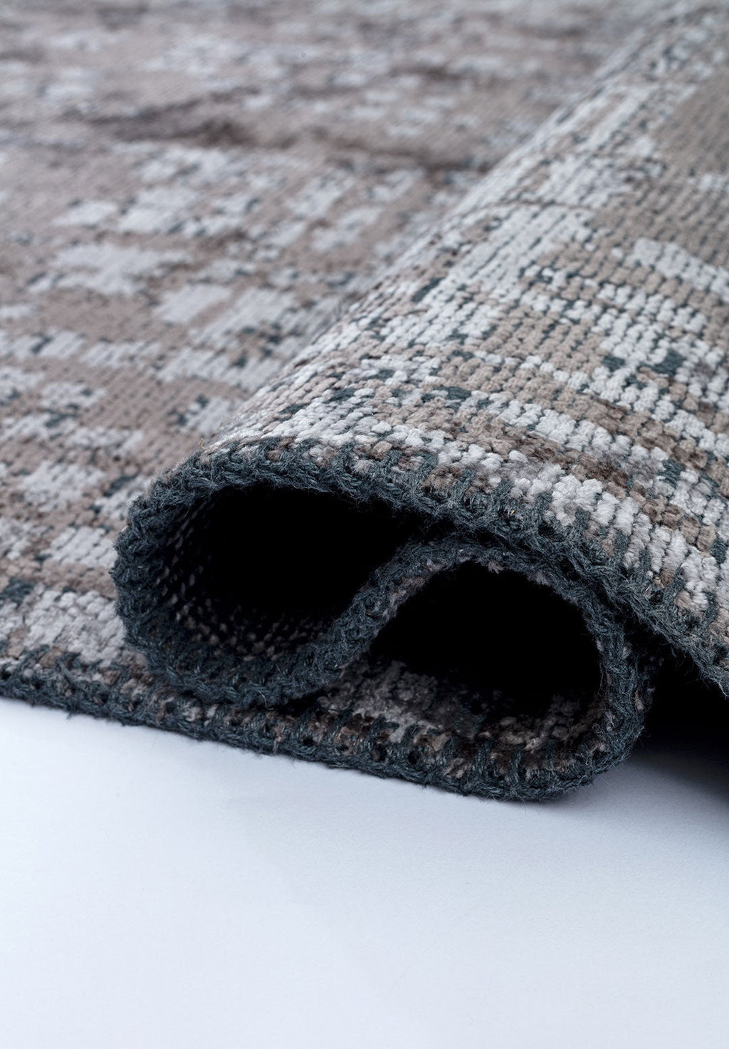 Pixel Dark Grey - Light Grey Rug