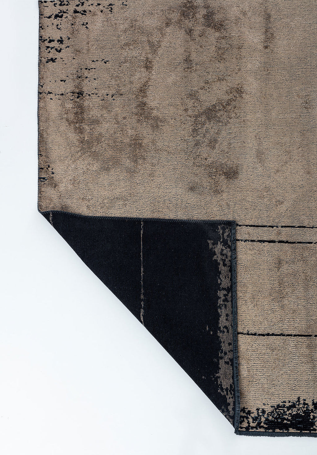 Barber Black - Dark Beige Rug