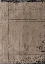 Barber Black - Dark Beige Rug