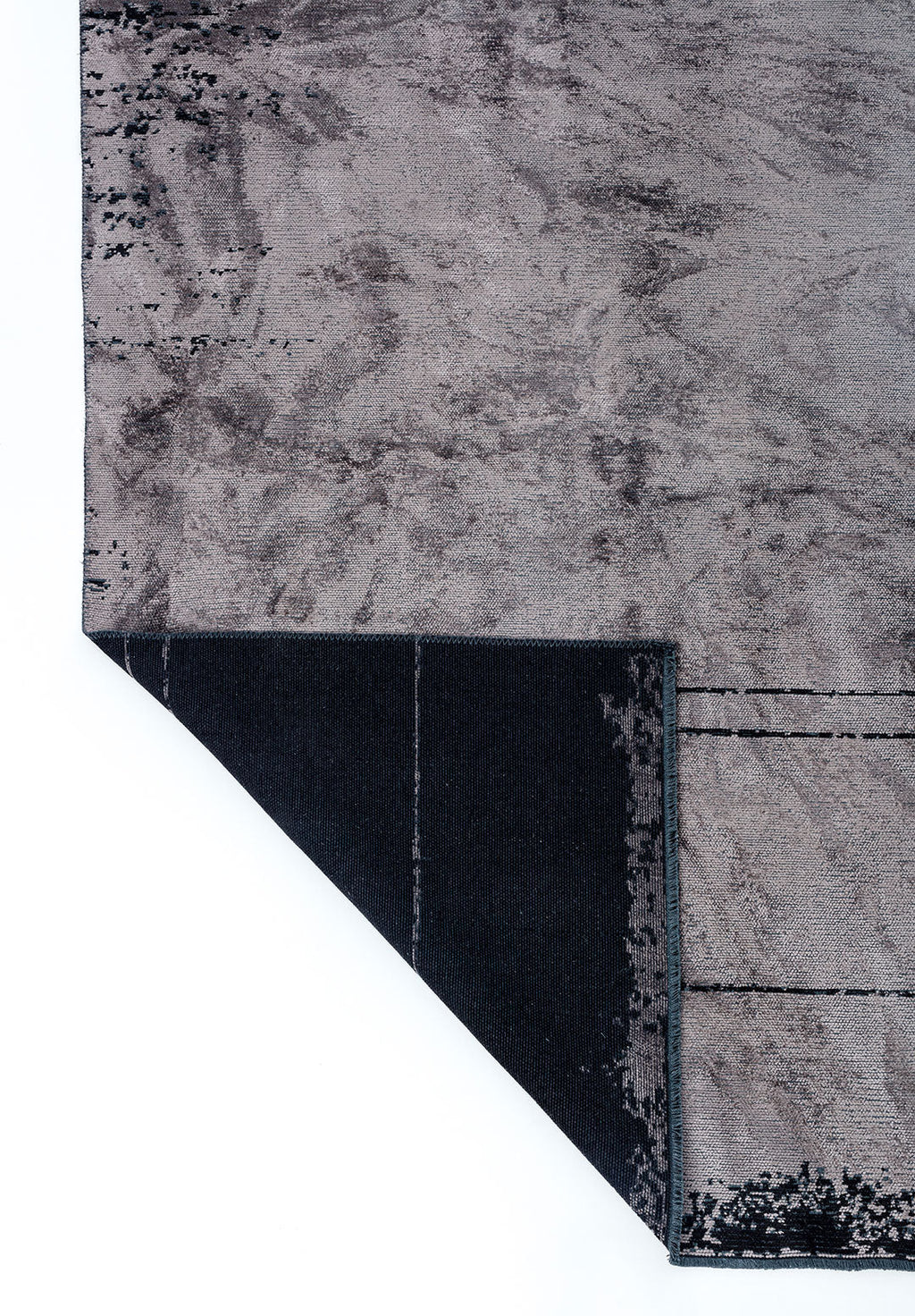 Barber Black - Dark Grey Rug