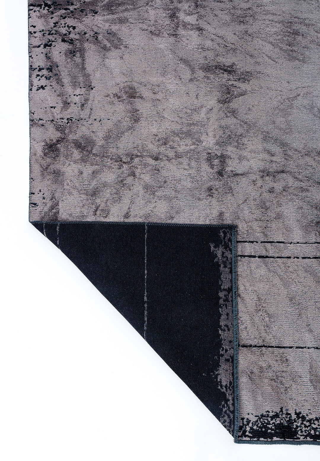 Barber Black - Dark Grey Rug