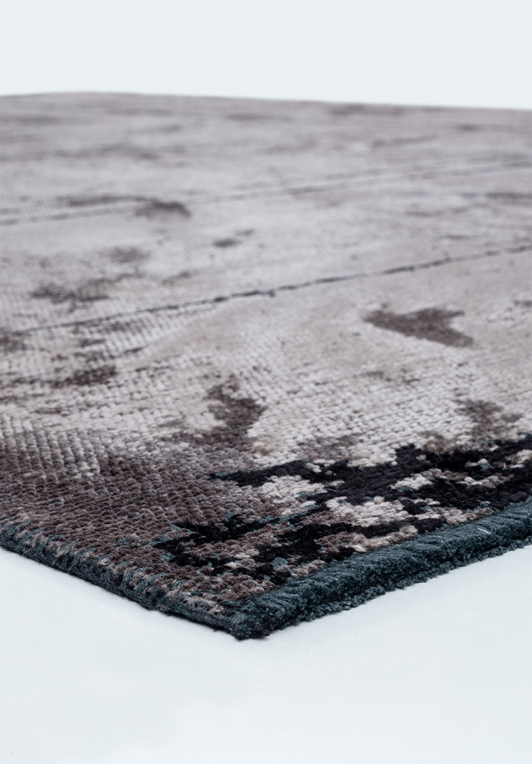 Barber Black - Dark Grey Rug