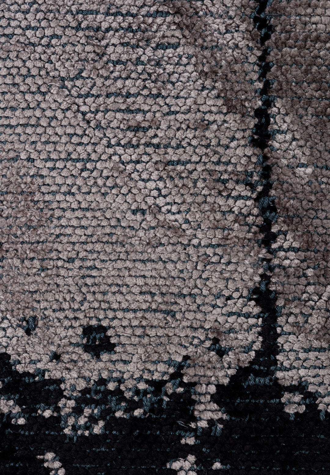 Barber Black - Dark Grey Rug