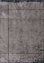 Barber Black - Dark Grey Rug
