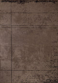 Barber Dark Mink - Black Rug