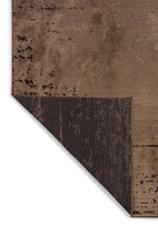 Barber Dark Mink - Black Rug