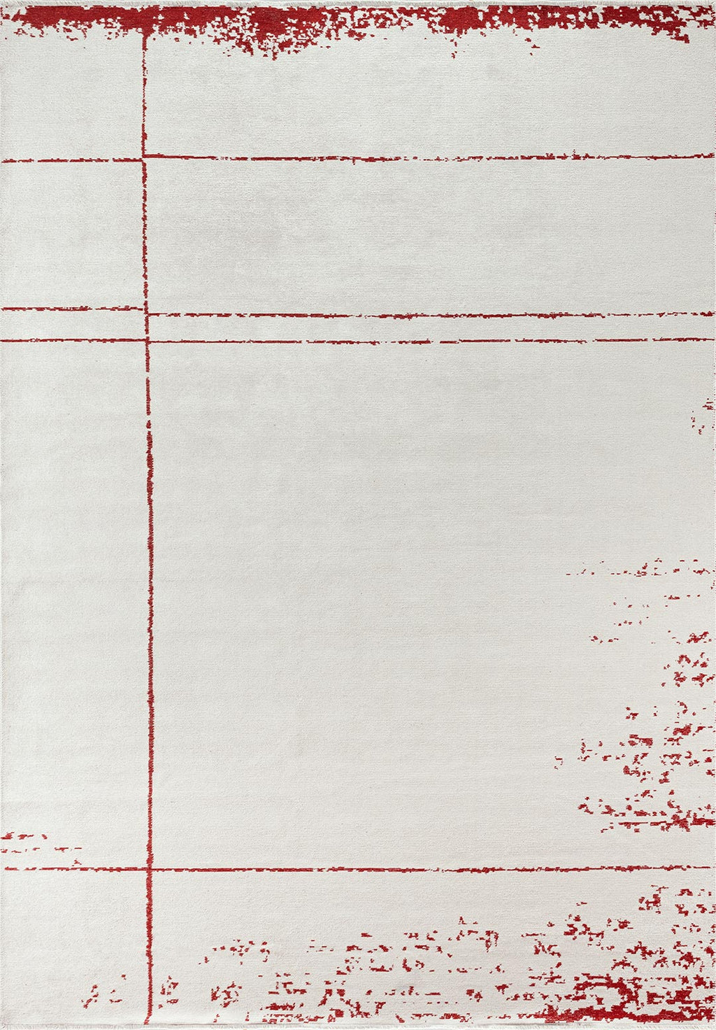 Barber Red - Ecru Rug