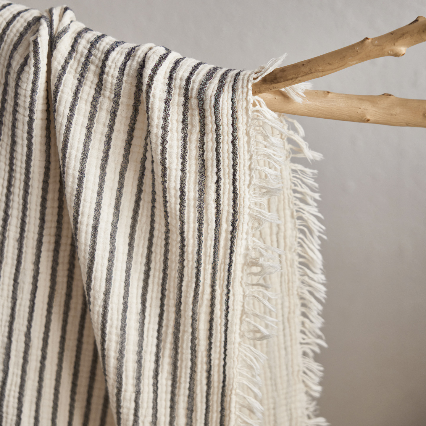 Woven Stripe Throw Blanket