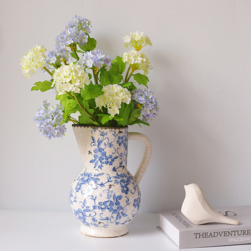 Blue Countryside Ceramic Vase