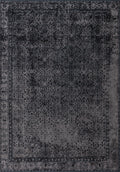 Heritage Dark Grey - Black Rug