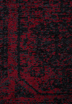 Tile Black - Red Rug