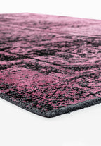 Tile Black - Pink Rug