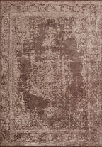 Medallion Light Cream - Dark Mink Rug