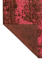 Medallion Dark Brown - Fuchsia Rug