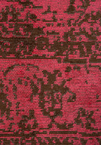 Medallion Dark Brown - Fuchsia Rug