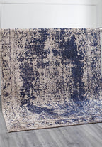 Medallion Beige - Dark Navy Rug