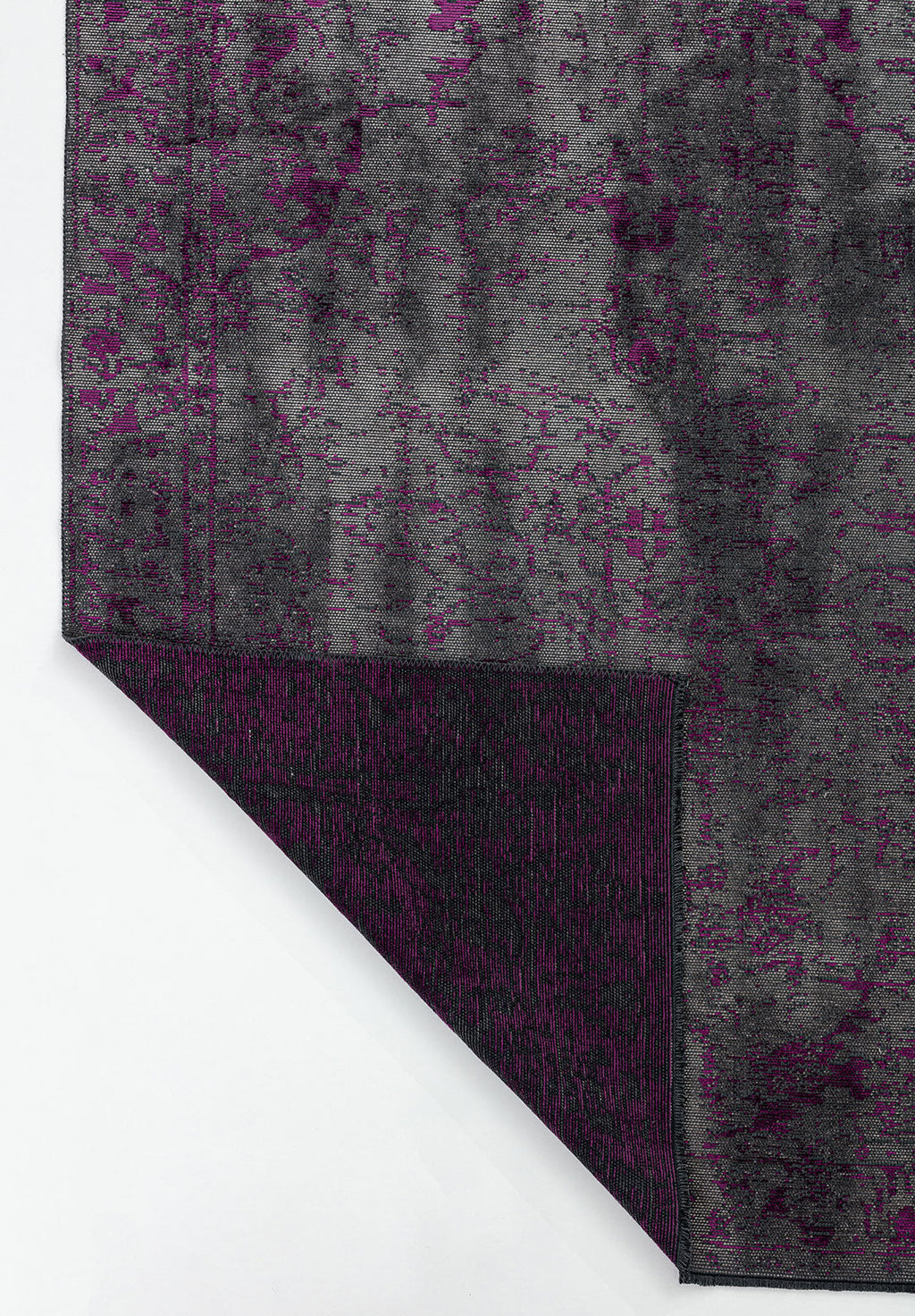 Ivy Grey - Purple Rug