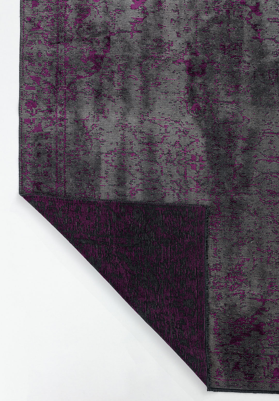 Ivy Grey - Purple Rug