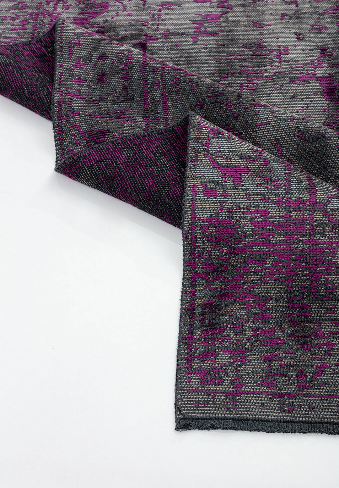 Ivy Grey - Purple Rug