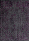 Ivy Grey - Purple Rug
