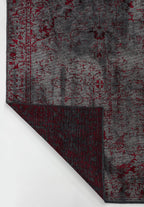 Ivy Grey - Red Rug