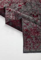 Ivy Grey - Red Rug