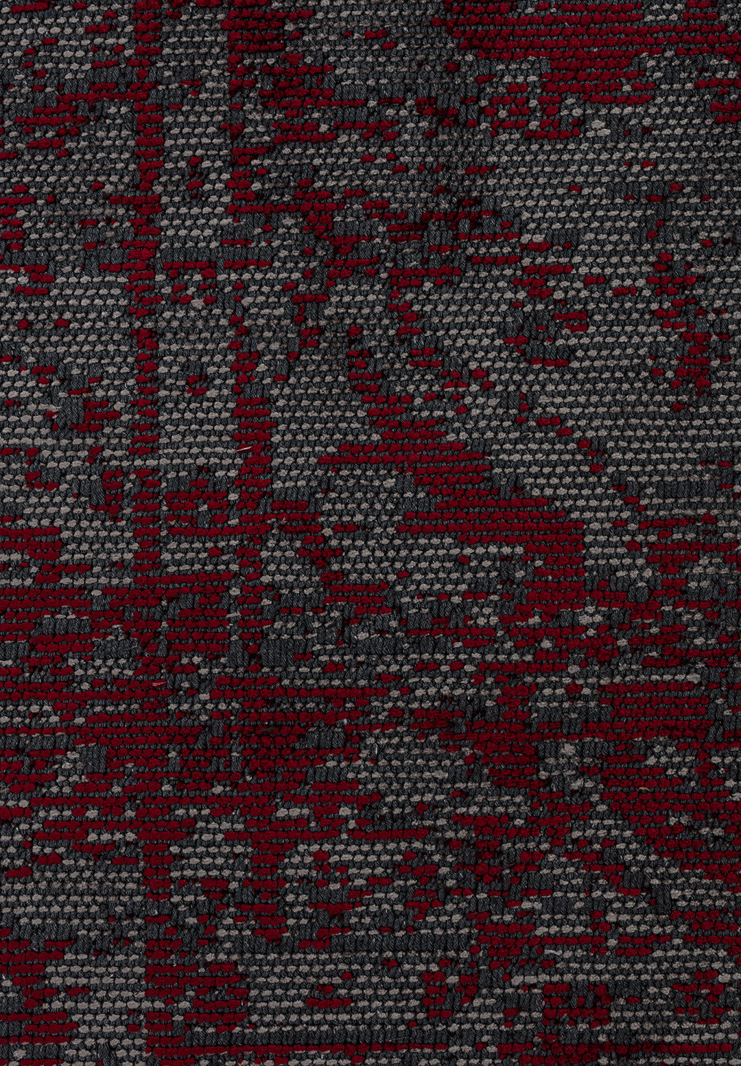 Ivy Grey - Red Rug