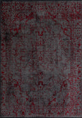 Ivy Grey - Red Rug