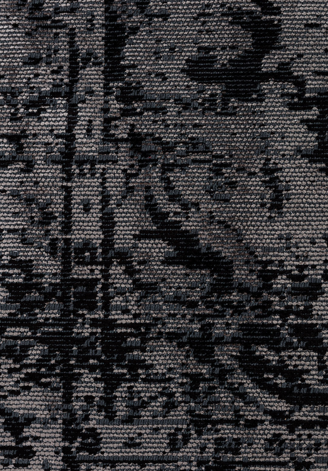 Ivy Grey - Black Rug