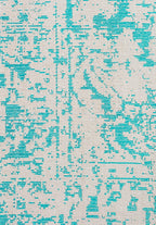 Ivy Ecru - Turquoise Rug