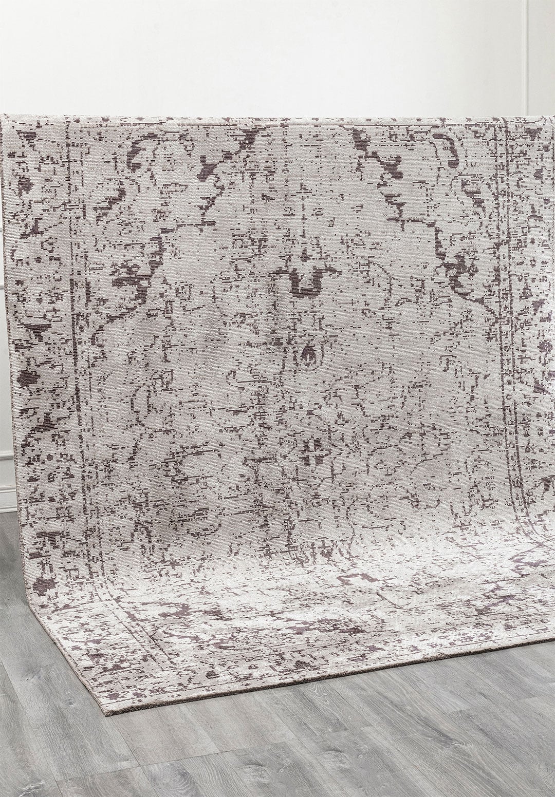 Ivy Light Grey - Charcoal Rug
