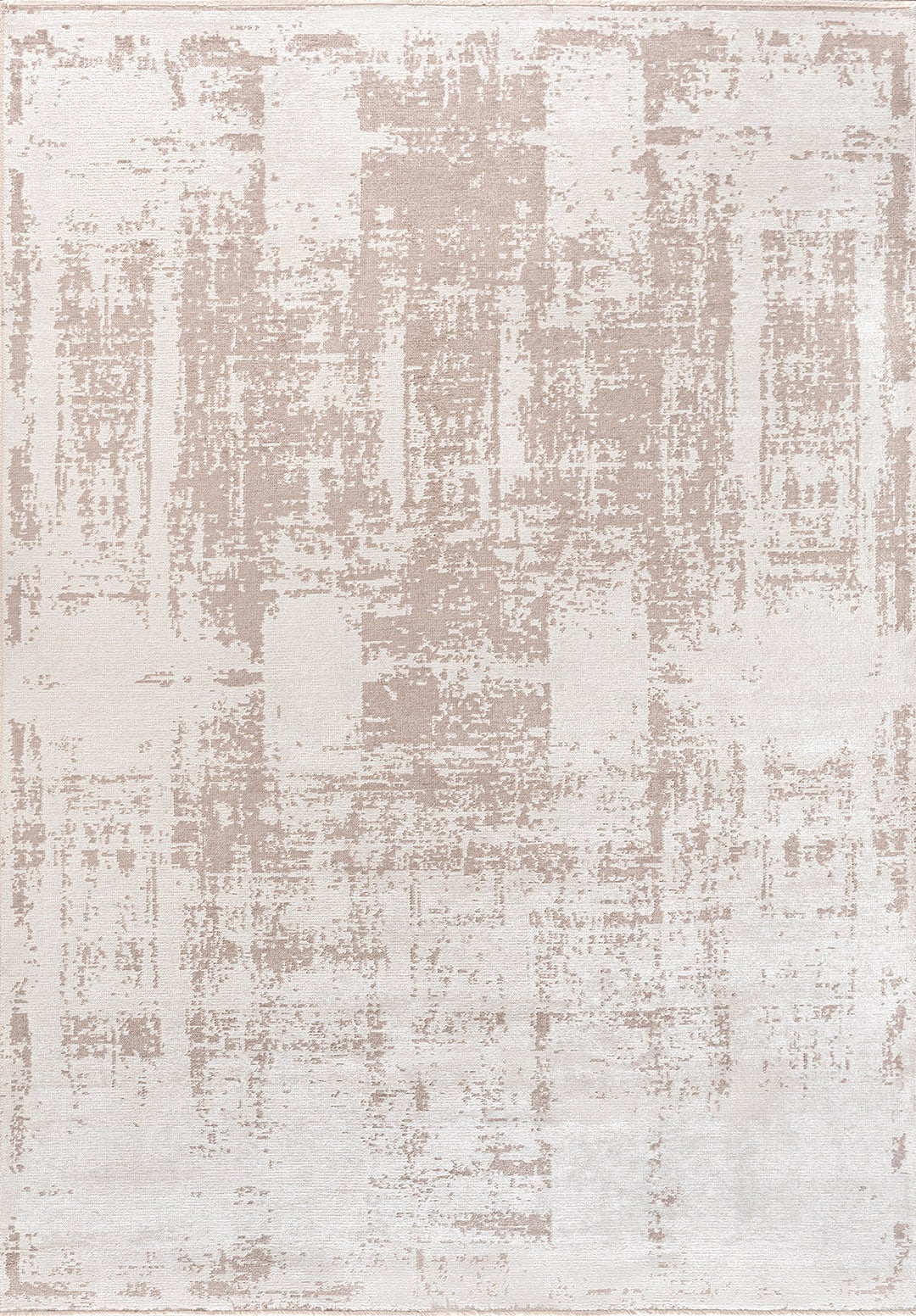 Discrete Stone - White Rug