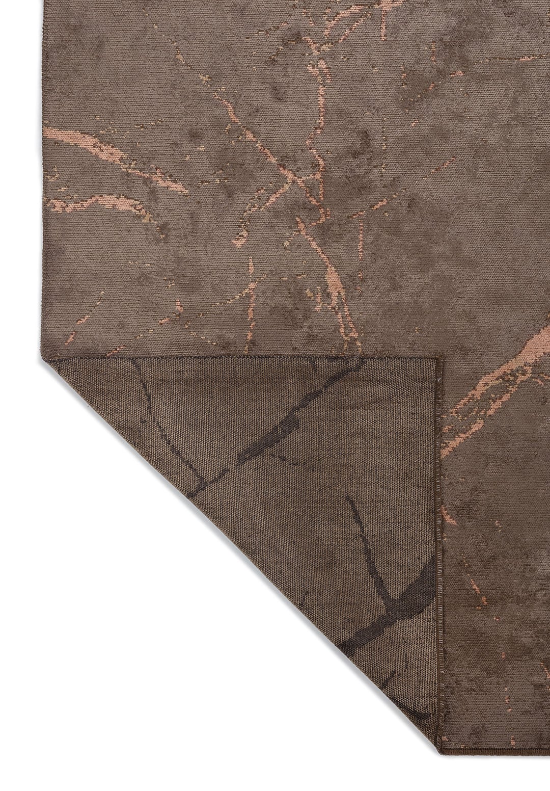 Fracture Copper - Dark Mink Rug