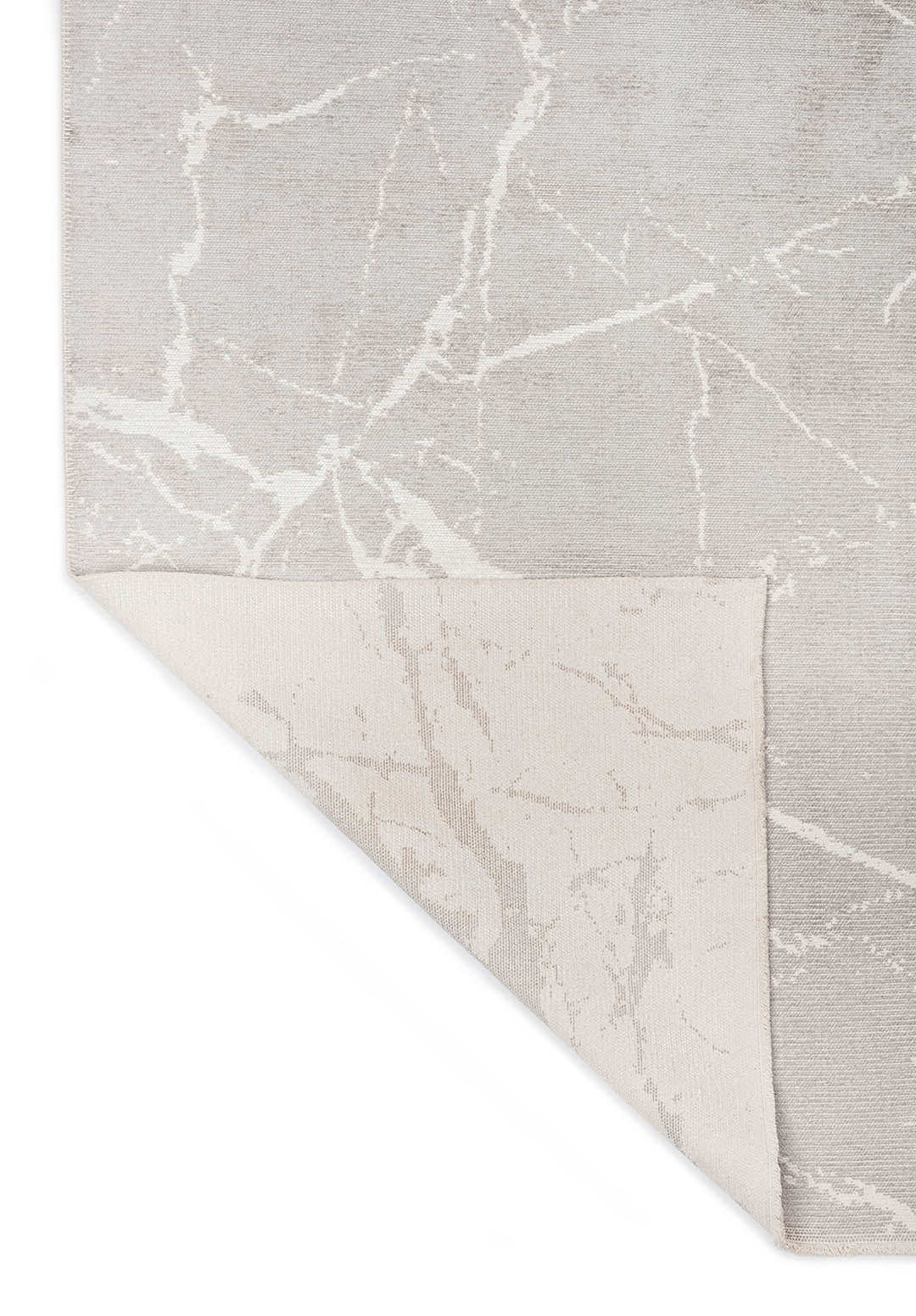 Fracture White - Light Grey Rug