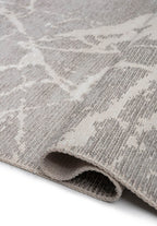 Fracture White - Light Grey Rug