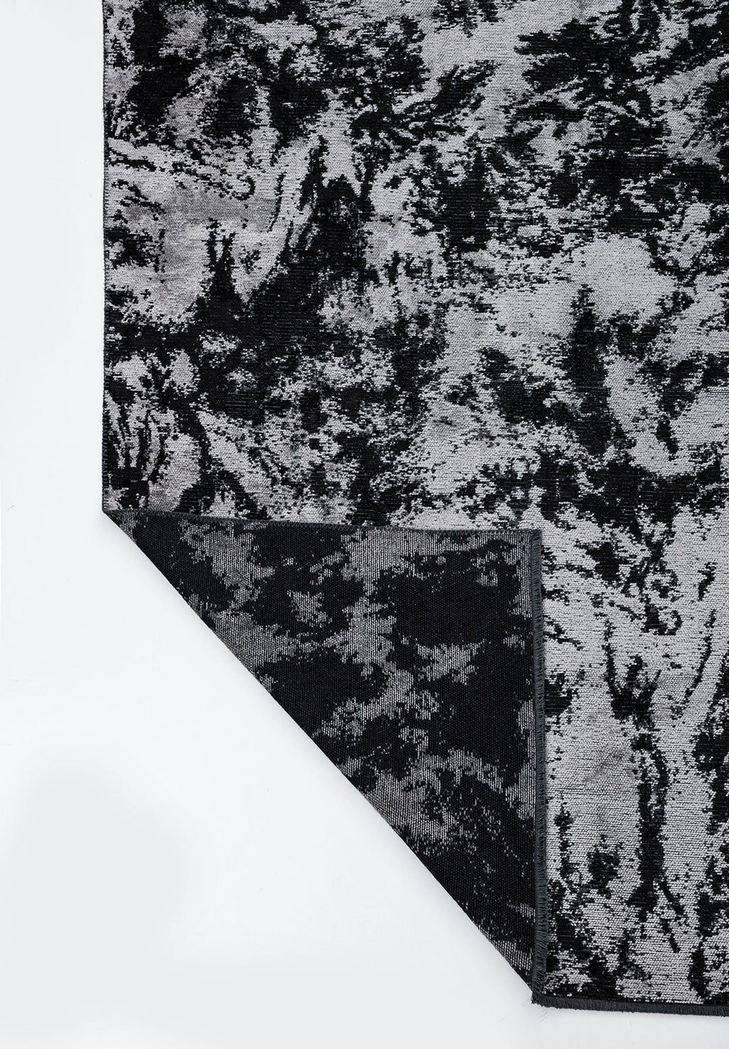 Marble Black - Light Grey Rug