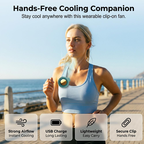 2026 New Summer Hot Sale - Silent Mini Bladeless Portable Fan
