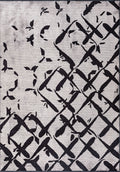 Fade Black - Light Grey Rug