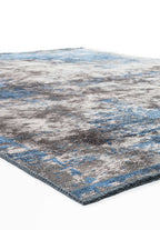 Surface Navy Blue - Grey Rug